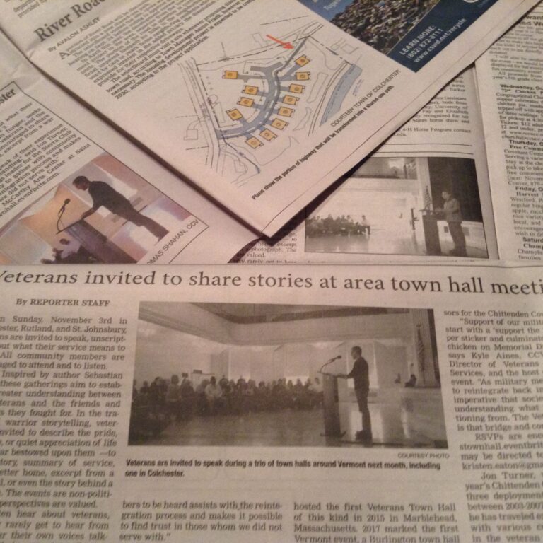 2024 Vets Town Halls in print